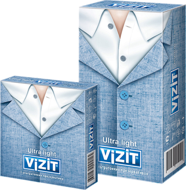 Презервативы VIZIT Ultra Light Ультратонкие (3 шт)