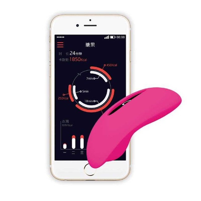Клиторальный стимулятор Magic Motion Candy - smart, розовый