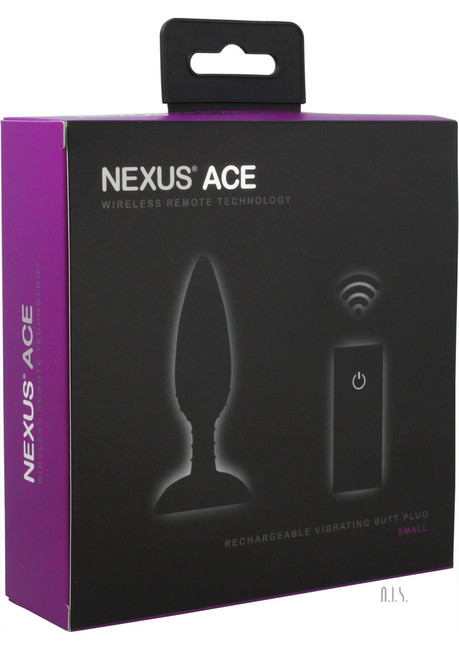Nexus Ace S анальная вибровтулка с пультом ДУ, черная