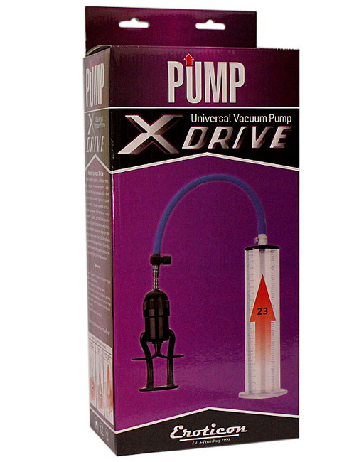 Помпа вакуумная Eroticon PUMP X-Drive с обратным клапаном (23 см.)