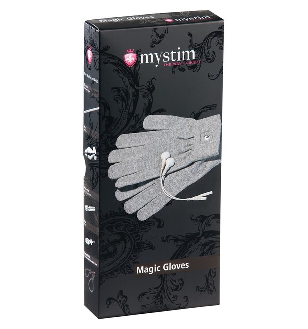 Перчатки для электростимуляции Magic Gloves серые