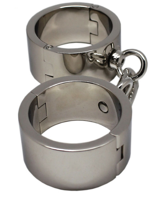 Тяжелые металлические наручники для профессионалов BDSM (867 грамм)