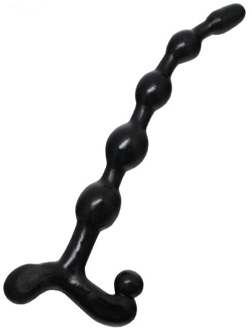 Анальная цепочка Wendy (черный) 25х225 мм