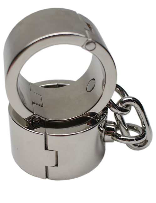Металлические наручники тяжелые для профессионалов BDSM (736 грамм)