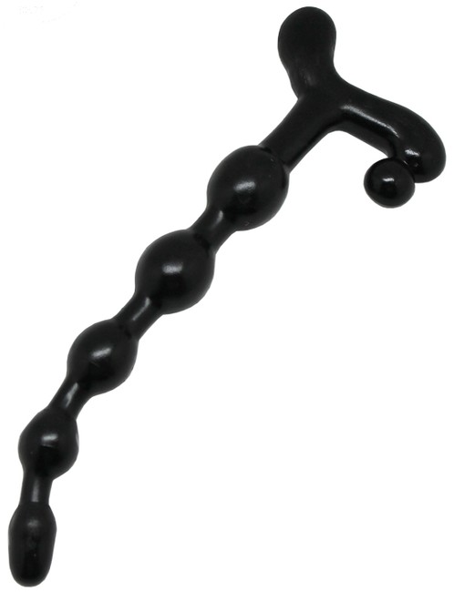 Анальная цепочка Wendy (черный) 25х225 мм