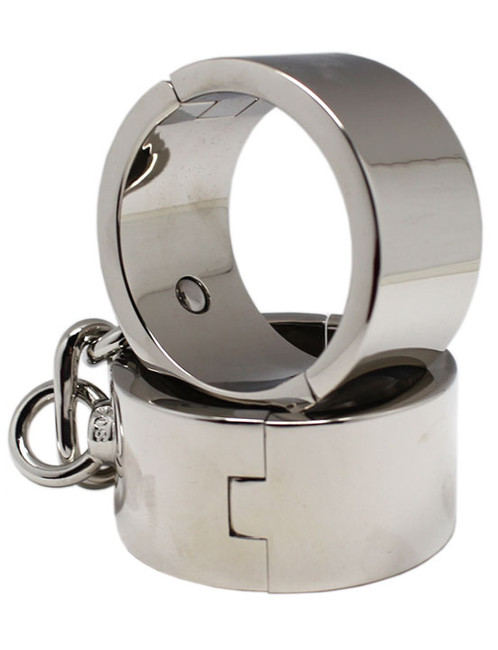 Тяжелые металлические наручники для профессионалов BDSM (867 грамм)