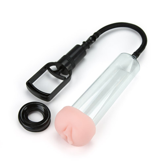 Вакуумная помпа мужская поршневая Penis Enlarger Pump