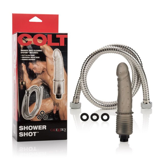 Анальный душ со шлангом и насадкой в форме фаллоса Colt Shower Shot