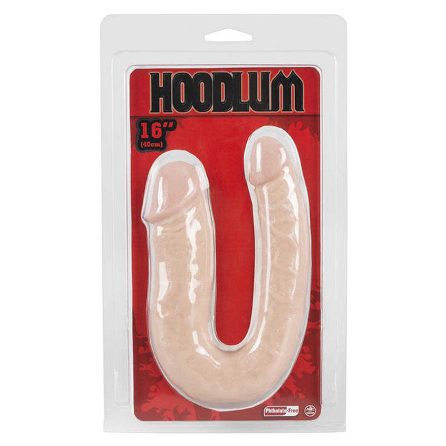 Hoodlum Фаллоимитатор двойной телесный 16 (41 см)