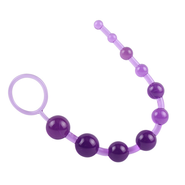 Анальные шарики SASSY Anal Beads (фиолетовый)