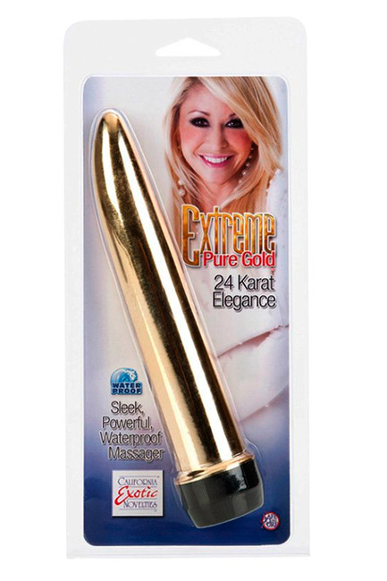 Вибратор Extreme Pure Gold 24 Karat Elegance, золотистый