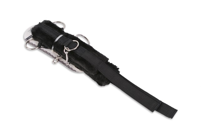 Мягкий набор для бондажа (наручники, ошейник с поводком)