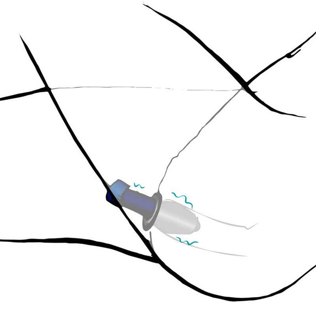 Анальная пробка полая Lust Tunnel Plug (черная)