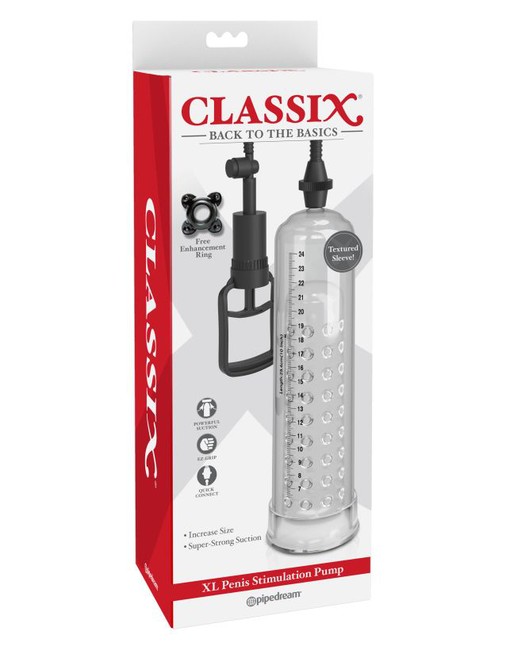 Вакуумная стимулирующая мужская помпа размер XL Classix XL Penis Stimulation Pump