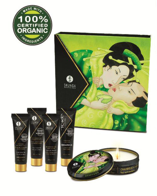 Подарочный набор Geisha's Secret ОРГАНИКА Экзотический зеленый чай (5 предметов)