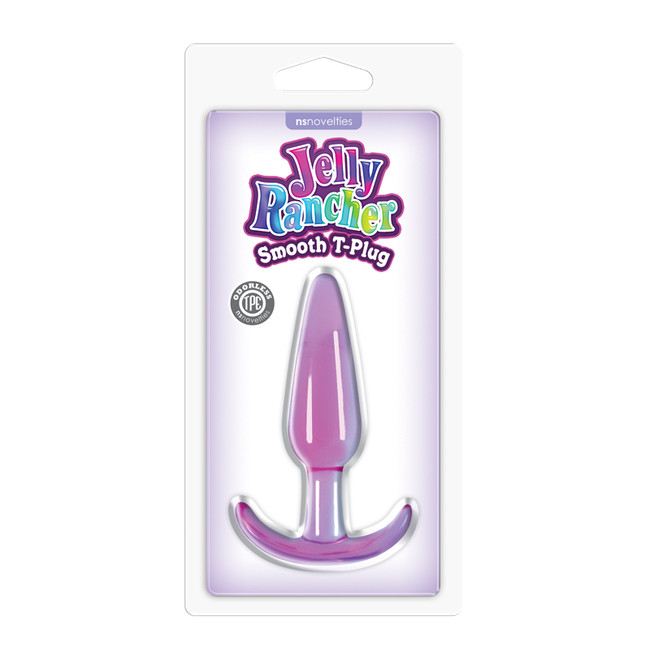 Анальная пробка Jelly Rancher T-Plug Smooth (фиолетовая)