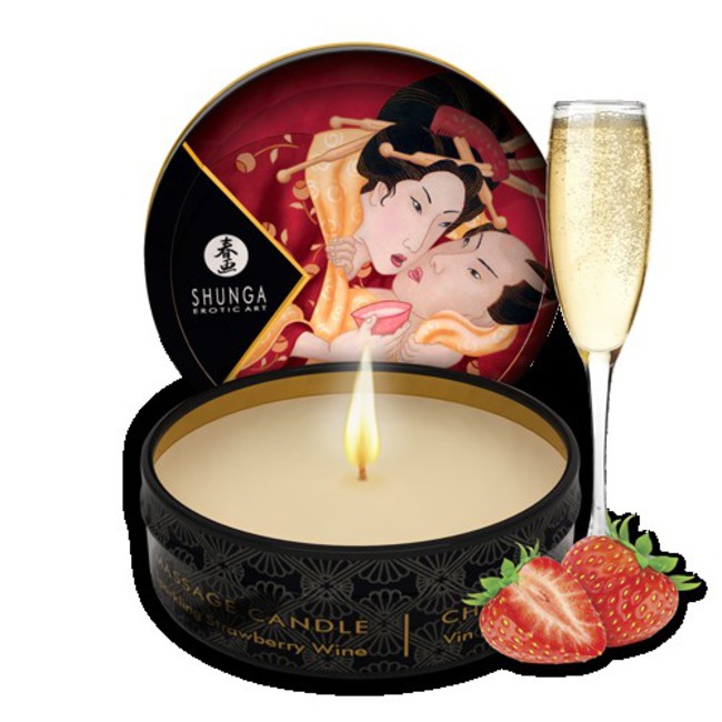 Подарочный набор Geisha's Secret Клубника и шампанское (5 предметов)
