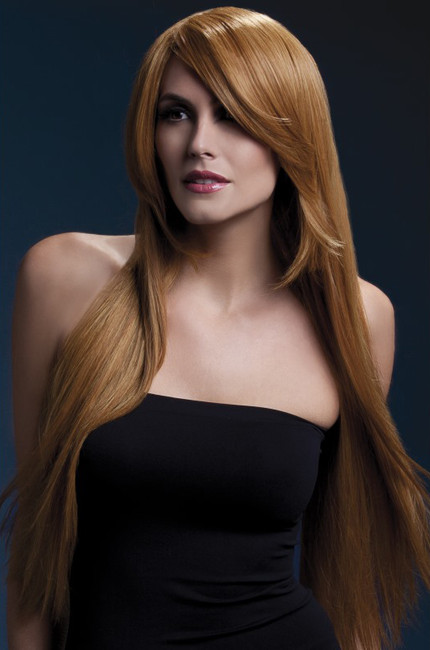 Рыжий длинный парик Amber (71 см)