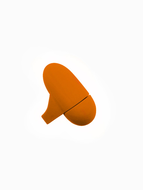 Вибромассажер на палец ONJOY Silicone Collection (оранжевый)