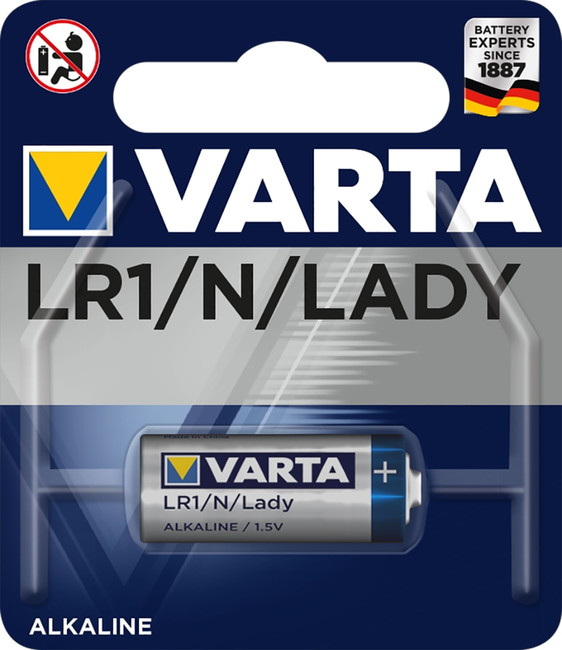 Батарейка Varta Professional Electronics, тип LR 1/N, 1,5В, 1 шт