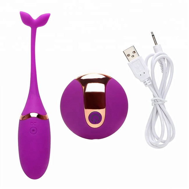 Фиолетовое виброяйцо с дистанционным управлением Wireless Remote Control Pussy Vibrator G-spot