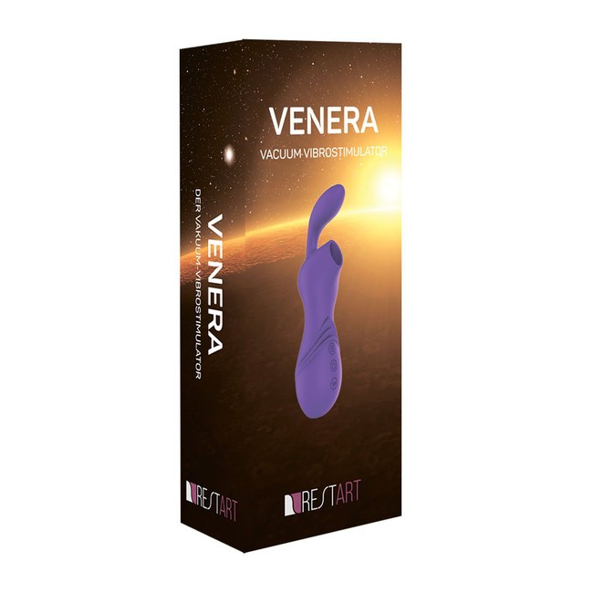 Вакуумный бесконтактный вибратор Venera  (12 режимов)