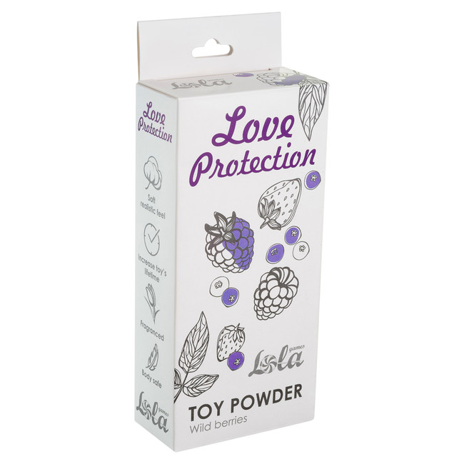 Пудра для игрушек ароматизированная Love Protection Лесные ягоды 30 гр
