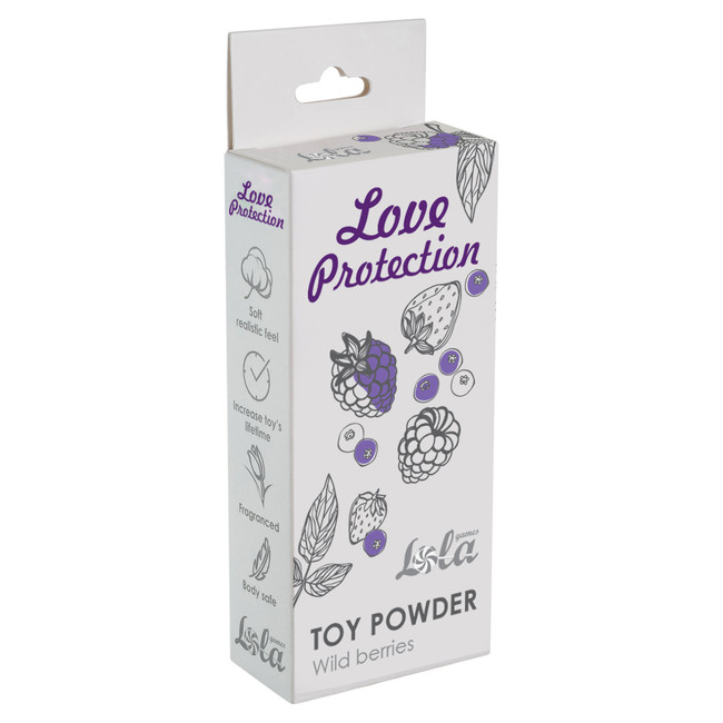 Пудра для игрушек ароматизированная Love Protection Лесные ягоды 15 гр