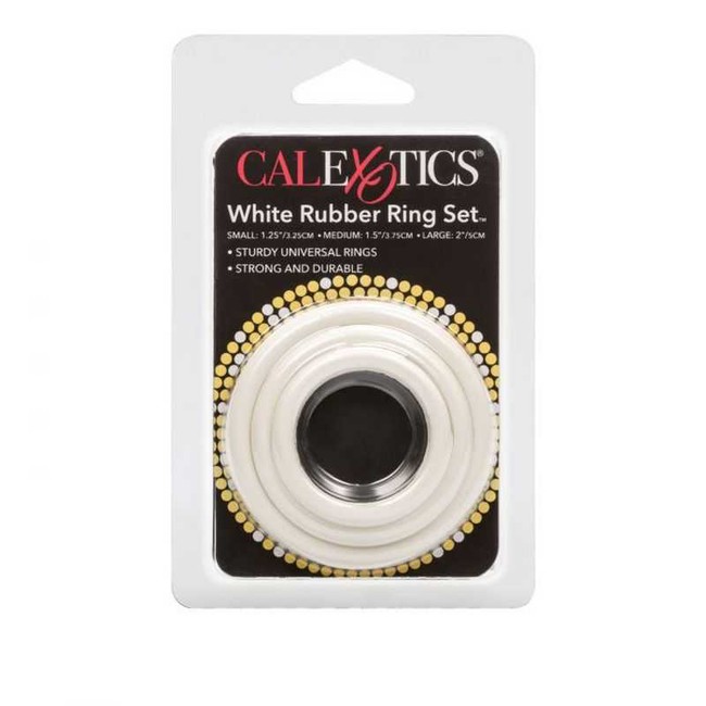 Комплект эрекционных колец White Rubber Ring Set