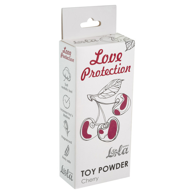 Пудра для игрушек ароматизированная Love Protection Вишня 15 гр