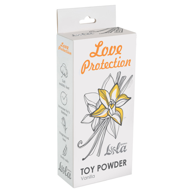 Пудра для игрушек ароматизированная Love Protection Ваниль 30 гр