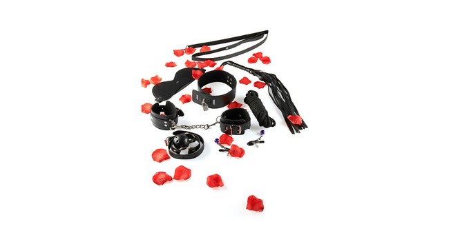 Фетиш-набор для начинающих в подарочной коробке BDSM Starter Kit