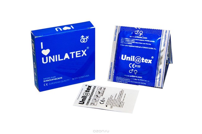 Презервативы UNILATEX классические (3 шт)